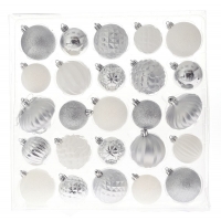 ΑΣΗΜΙ ΑΣΠΡΕΣ ΠΛΑΣΤΙΚΕΣ ΜΠΑΛΕΣ ΣΕΤ 25 ΣΕ ΚΟΥΤΙ 31Χ31Χ6ΕΚ ΑΣΗΜΙ ΑΣΠΡΕΣ ΠΛΑΣΤΙΚΕΣ ΜΠΑΛΕΣ ΣΕΤ 25 ΣΕ ΚΟΥΤΙ 31Χ31Χ6ΕΚ