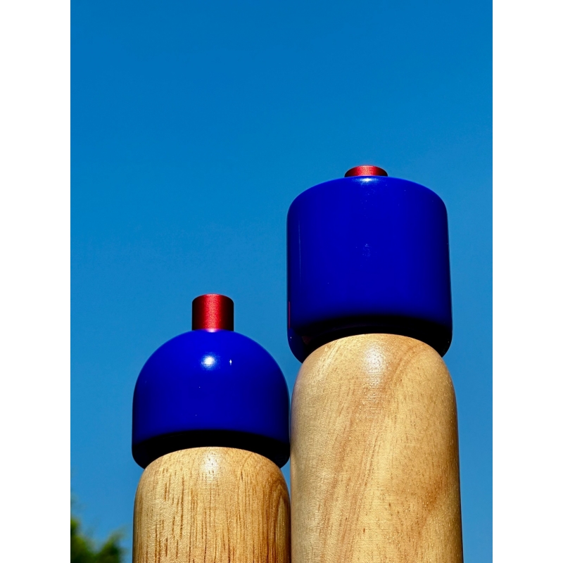 Μεσαίος μπλε μύλος αλατιού ή πιπεριού 5.1 x 18.8cm - Maegen