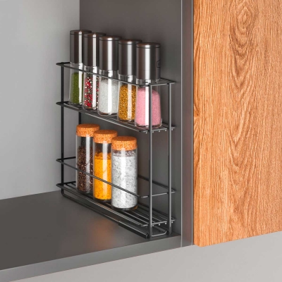 Metaltex Lave Touch Ράφι Συρόμενο Για Ντουλάπι In&Out 6x28x22cm Μεταλλικό 360850