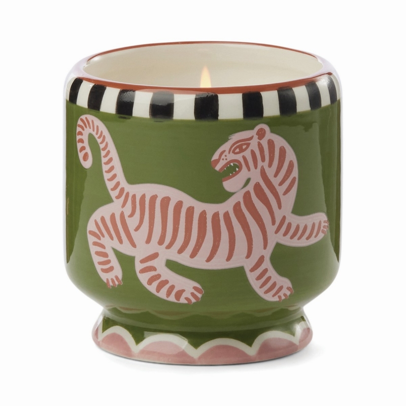 A dopo Κεραμικό κερί σόγιας, Black Cedar & Fig 226gr Tiger - Paddywax