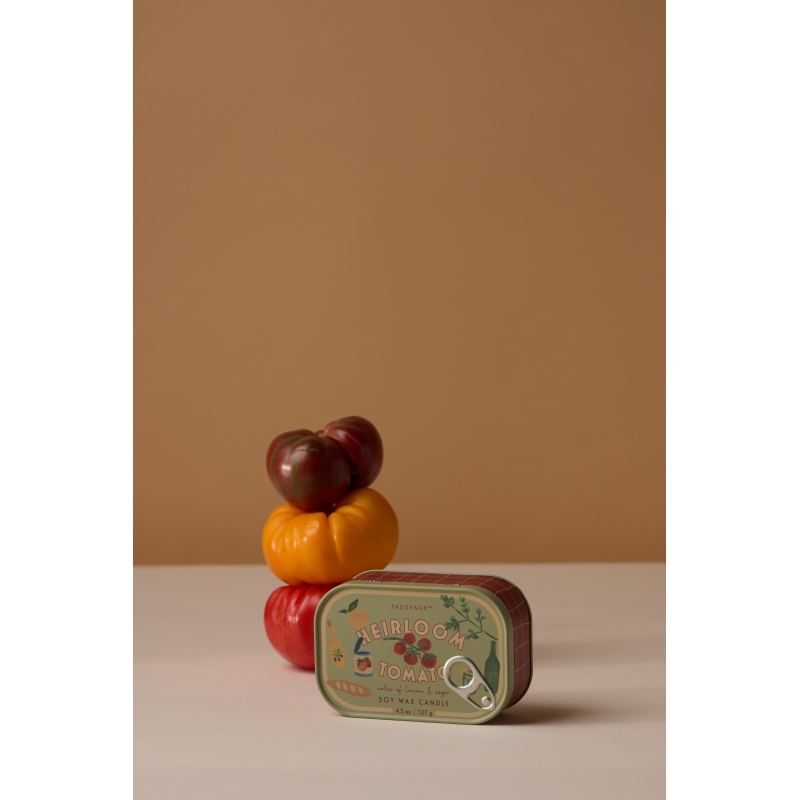 Heirloom Tomato Φυτικό Κερί 127gr σε μεταλλικό δοχείο-κονσέρβα, Bistro Tomato - Paddywax