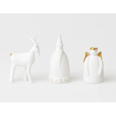 Raeder - Πορσελάνινο Διακοσμητικό Σετ 3 Christmas Figures