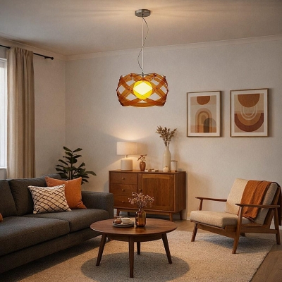 MD088/3201BS "NEFELI" ORANGE PENDANT Ε1