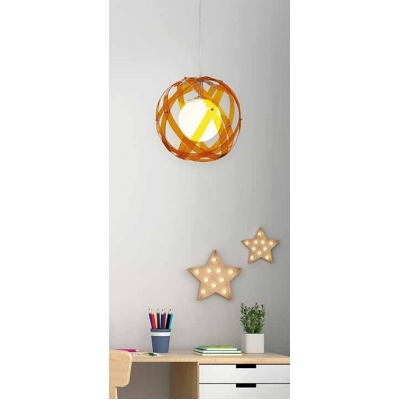 MD088/3202A"NEFELI" ORANGE PENDANT Ε1