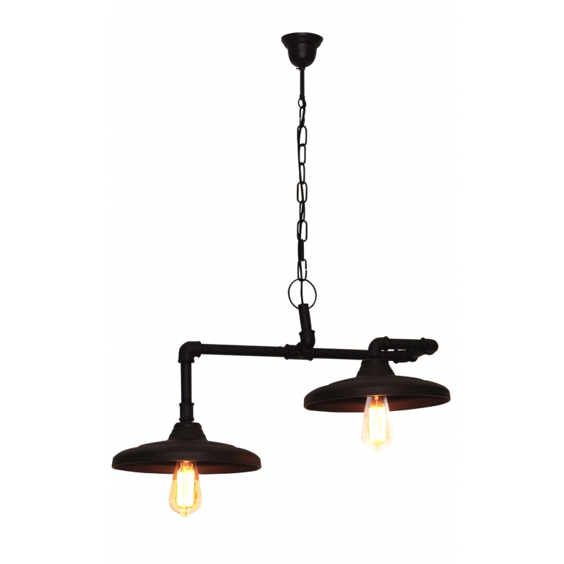 HL-520-2 PIPES BEIGE PENDANT 2 X E27