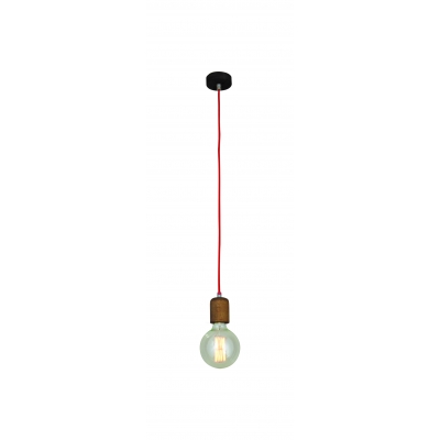 HL-024R-1 MELODY AGED WOOD PENDANT