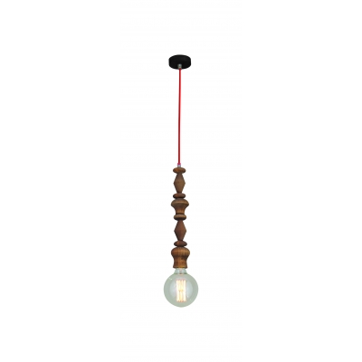 HL-027R-1 MELODY AGED WOOD PENDANT