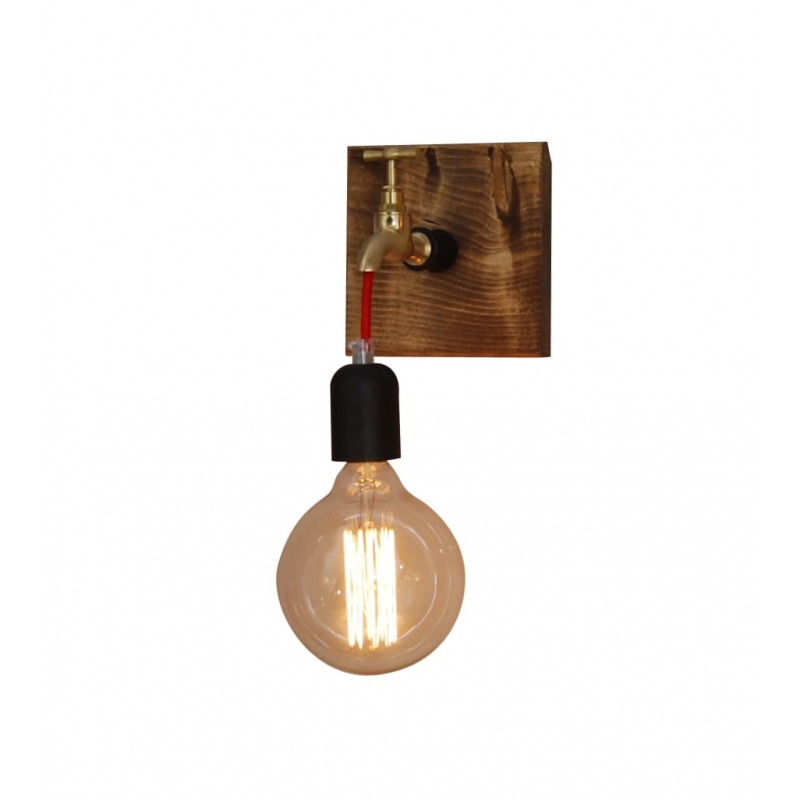 HL-078-1W HIKARI WALL LAMP BROWN RUSTY