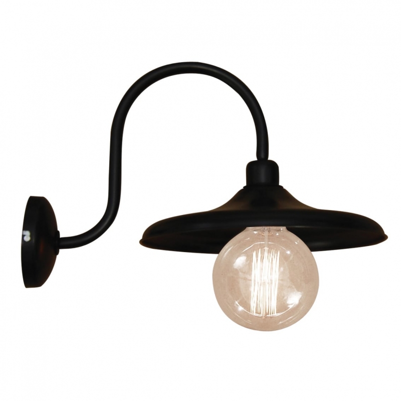 HL-116S-1W ADELA BLACK WALL LAMP