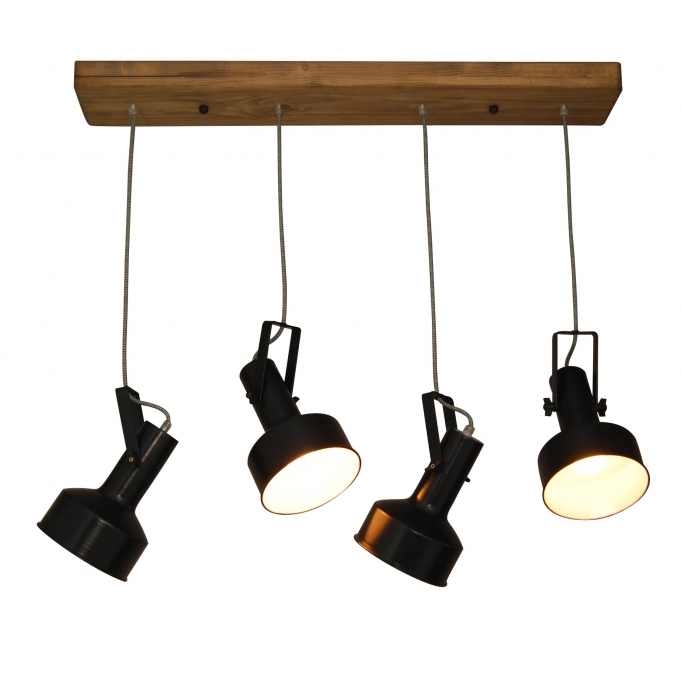 HL-243S-4P FARCOM BLACK PENDANT