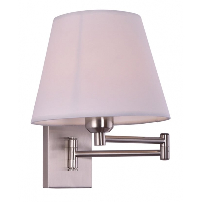 SE 121-1AN DENNIS WALL LAMP NICKEL MAT 1Z5