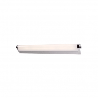 SE 145-60A ALFA WALL LAMP WHITE-CHROME 1E3 SE 145-60A ALFA WALL LAMP WHITE-CHROME 1E3