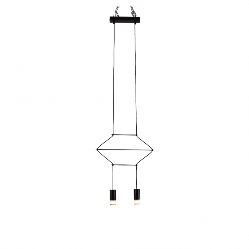 D3015-2 LINE CAVI PENDANT LAMP BLACK 1A4