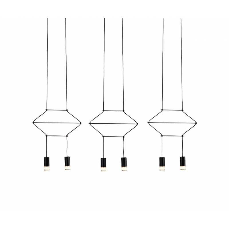 D3015-6 LINE CAVI PENDANT LAMP BLACK 1A4 D3015-6 LINE CAVI PENDANT LAMP BLACK 1A4