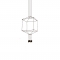 D3015-4 SQUARE CAVI PENDANT LAMP BLACK 1A4