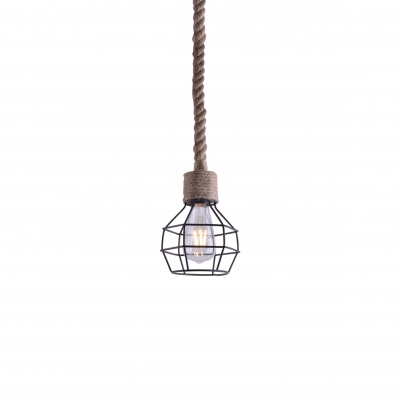 GRENADE-1 ROPE PENDANT LAMP BLACK Δ3