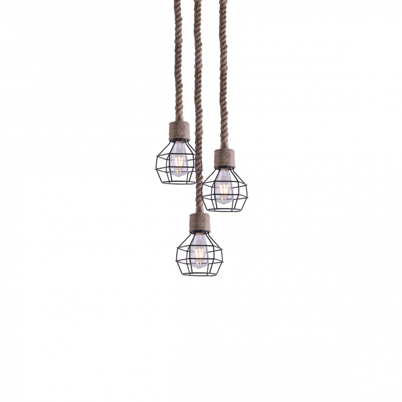 GRENADE-3 ROPE & BLACK PENDANT+ GRENADE-3 ROPE & BLACK PENDANT+