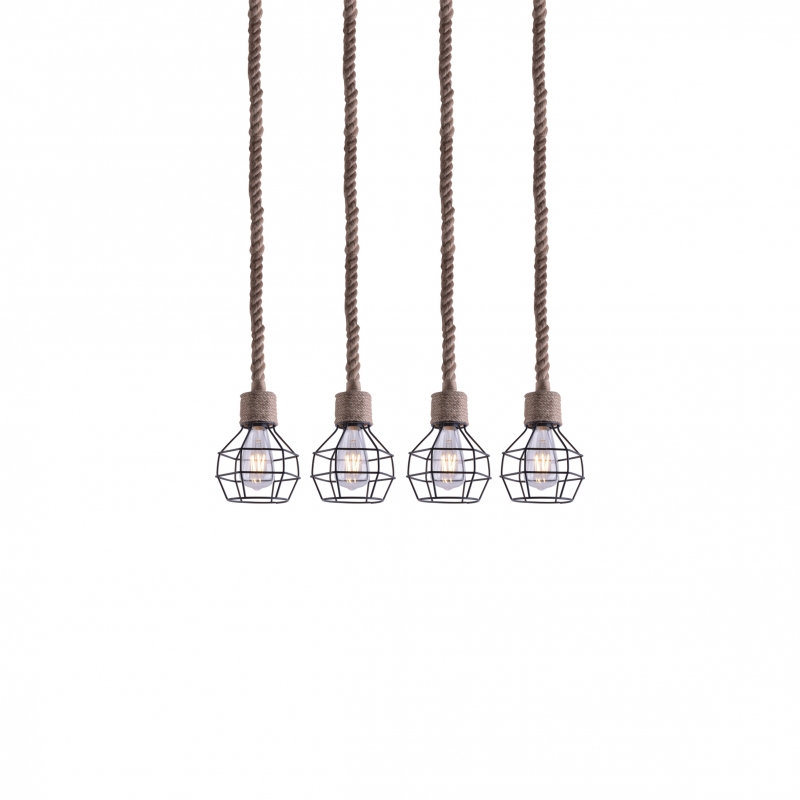 GRENADE-4 ROPE & BLACK PENDANT+ GRENADE-4 ROPE & BLACK PENDANT+