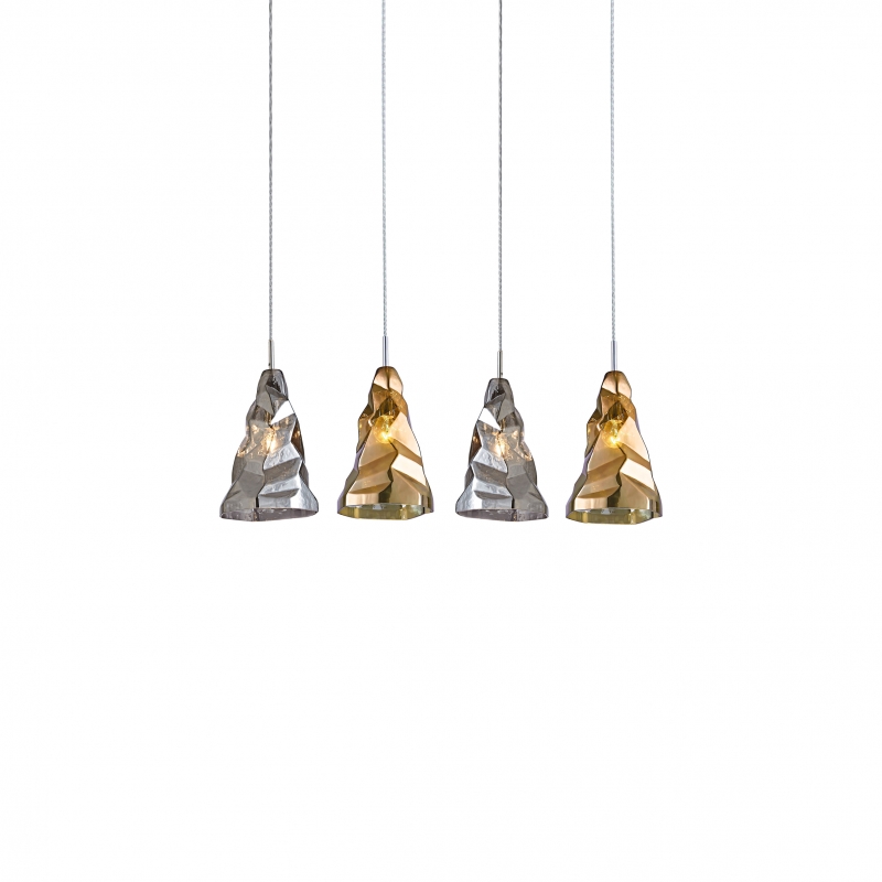 SE4312-04 LUIGI PENDANT GLASS+ 1Z1