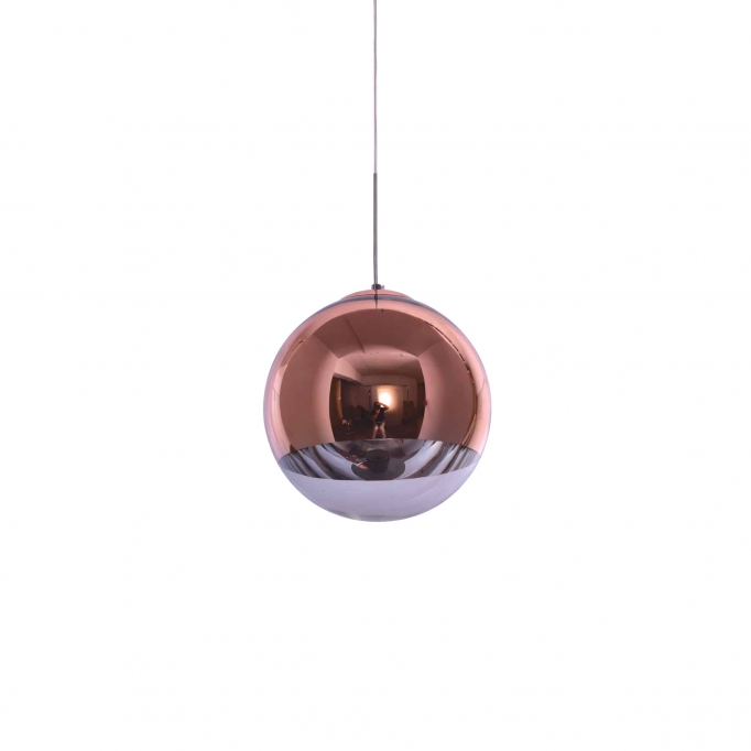 SE3130-1-COP ALESSIA PENDANT COPPER-CLEAR GLASS 1Z1