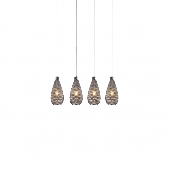 SE4285-04 SM DARIO PENDANT SMOKE GLASS+