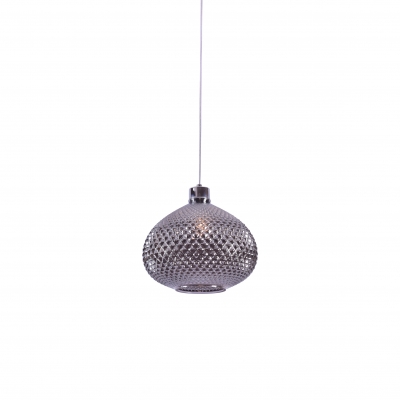 SE4286-01 SM ILENIA PENDANT SMOKE GLASS E4