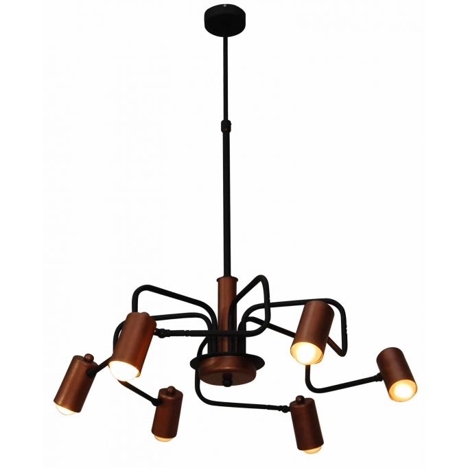 HL-3522-6 HANNAH OLD COPPER & BLACK PENDANT