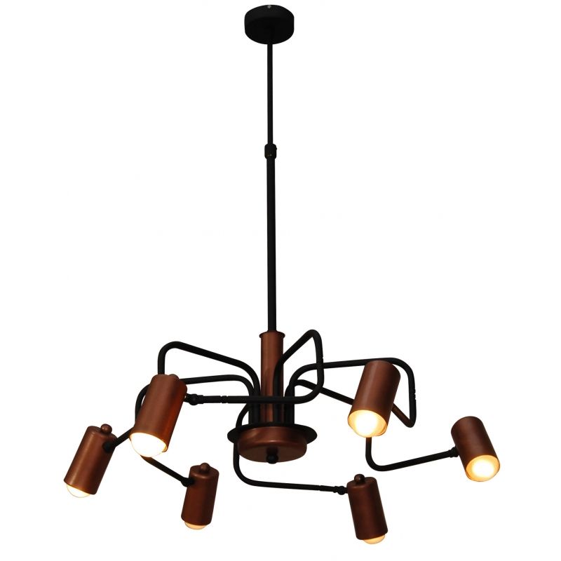 HL-3522-6 HANNAH OLD COPPER & BLACK PENDANT