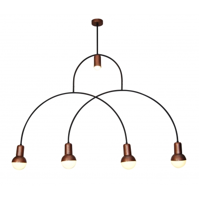 HL-3523-5 CHRISTOPHER OLD COPPER & BLACK PENDANT HL-3523-5 CHRISTOPHER OLD COPPER & BLACK PENDANT