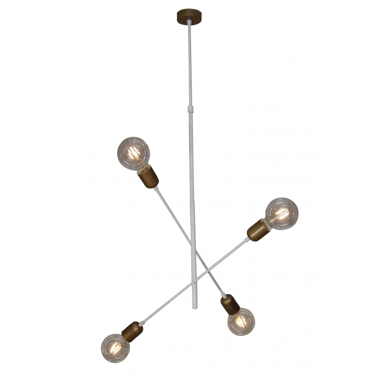 HL-3524-4 ERIC OLD BRONZE & WHITE PENDANT