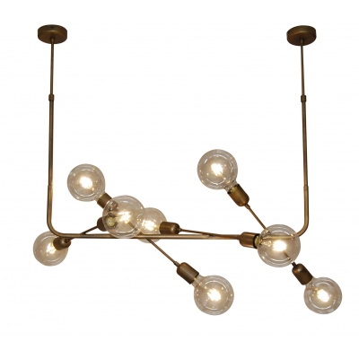 HL-3524-8 ERIC OLD BRONZE & WHITE PENDANT HL-3524-8 ERIC OLD BRONZE & WHITE PENDANT