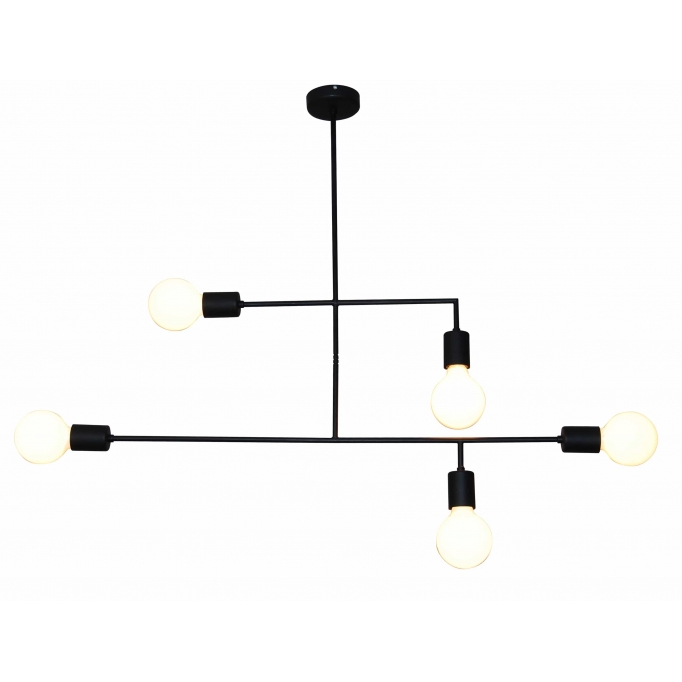 HL-3525-5 RODNEY BLACK PENDANT