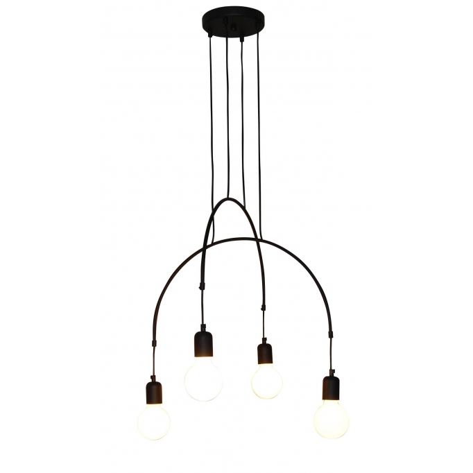 HL-3527-4 EVERDINA BLACK PENDANT