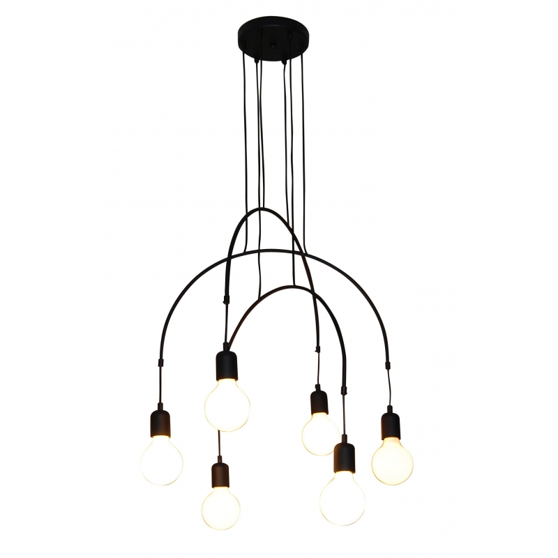 HL-3527-6 EVERDINA BLACK PENDANT