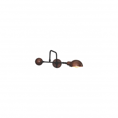 HL-3539-1 S OLIVER OLD COPPER & BLACK WALL LAMP HL-3539-1 S OLIVER OLD COPPER & BLACK WALL LAMP