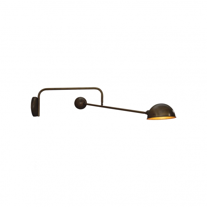 HL-3539-1 L OLIVER BLACK WALL LAMP