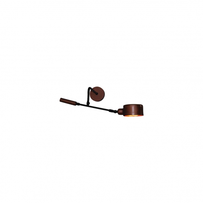 HL-3538-1 S WADE OLD COPPER & BLACK WALL LAMP