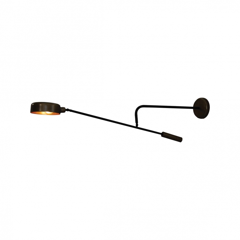 HL-3538-1 L WADE BLACK WALL LAMP