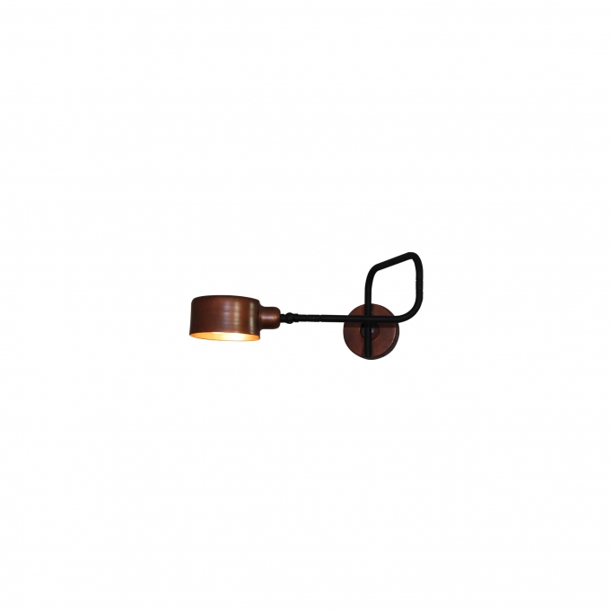 HL-3544-1 CARI BLACK & OLD COPPER WALL LAMP