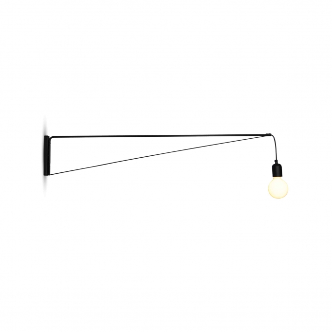 HL-3562-1 NINA BLACK WALL LAMP