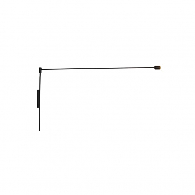 HL-3565-1 TANNER BLACK WALL LAMP