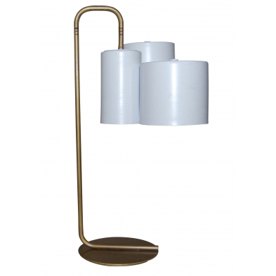 HL-3567-3T BRODY WHITE & OLD BRONZE TABLE LAMP HL-3567-3T BRODY WHITE & OLD BRONZE TABLE LAMP