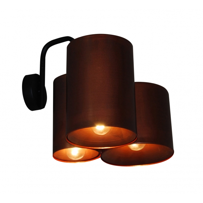 HL-3567-3PB BRODY OLD COPPER & BLACK WALL LAMP