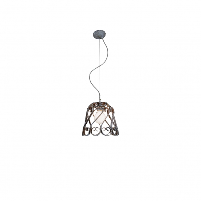 HL-3586-1PS LEWIS COPPER GREEN PENDANT