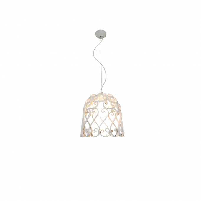 HL-3586-1PΜ LEWIS WHITE MAT PENDANT