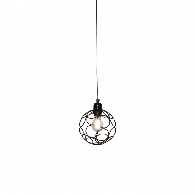 HL-3588-1 ALINE BLACK PENDANT