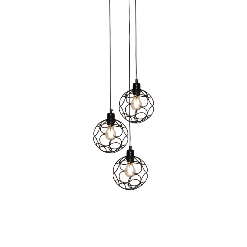 HL-3588-3 ALINE BLACK PENDANT HL-3588-3 ALINE BLACK PENDANT