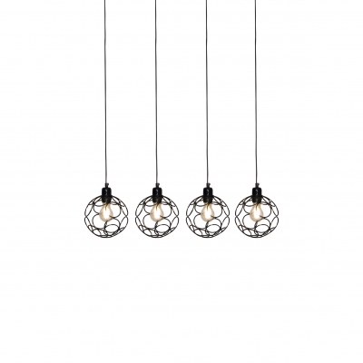 HL-3588-4 ALINE BLACK PENDANT