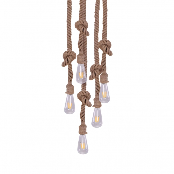 SE147-27-5 MAYA PENDANT LAMP ROPE+