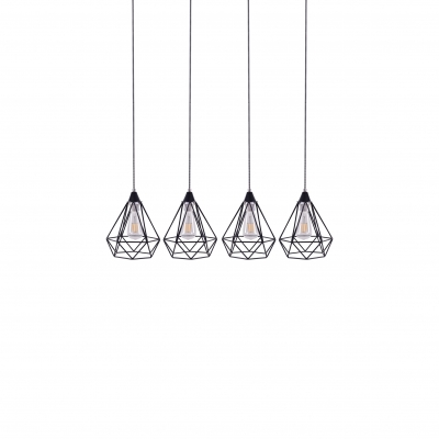 SE148-19-4 MILA PENDANT LAMP BLACK METAL+
